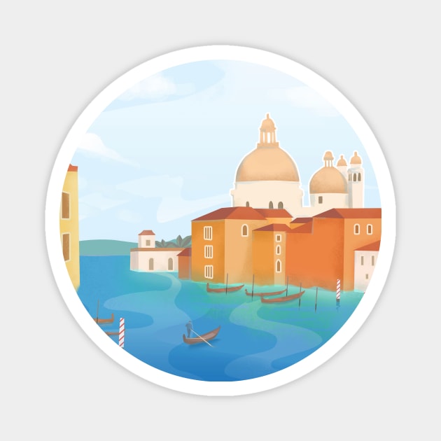 Venice, Italy Magnet by Petras